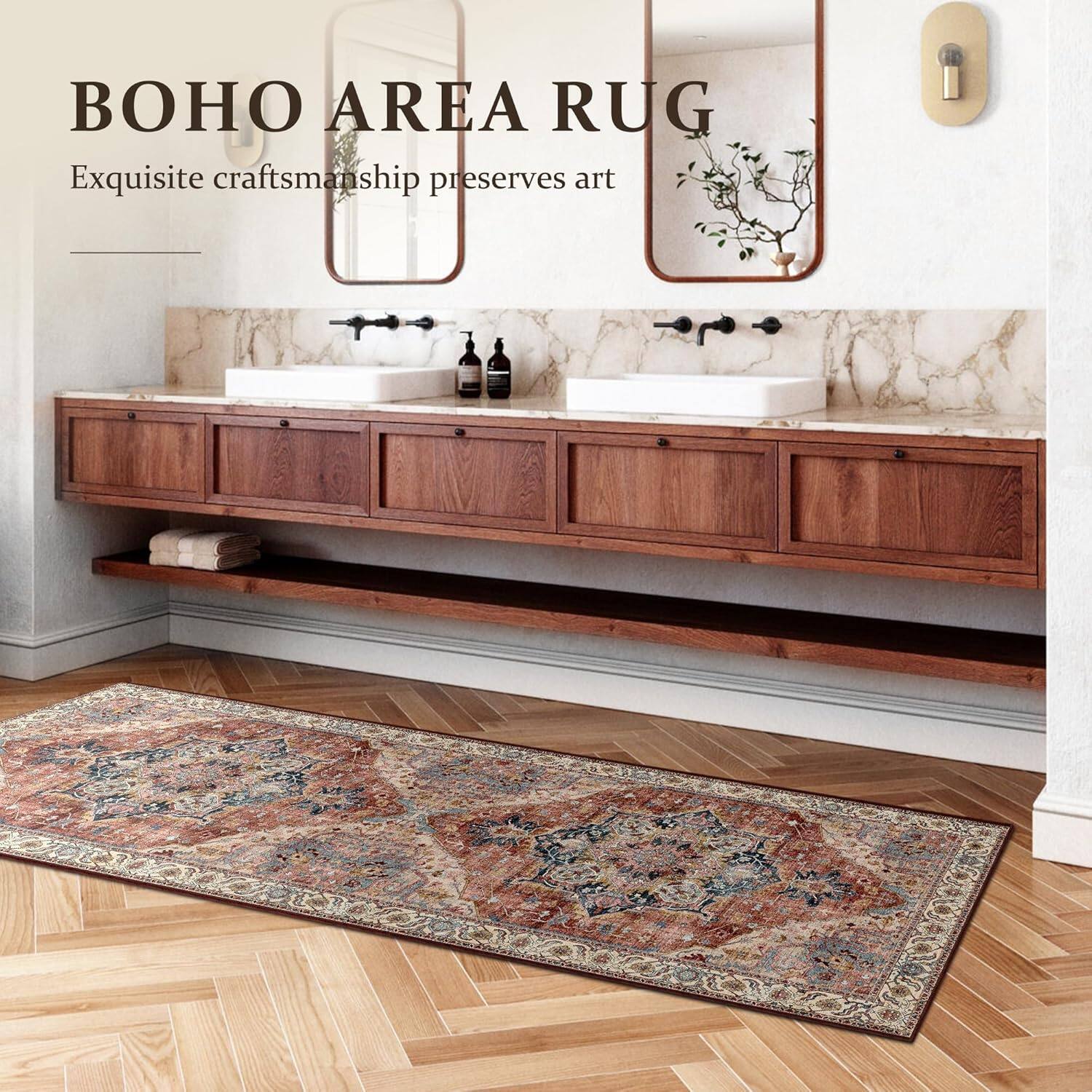 BOHO AREA RUG  
Exquisite craftsmanship preserves art