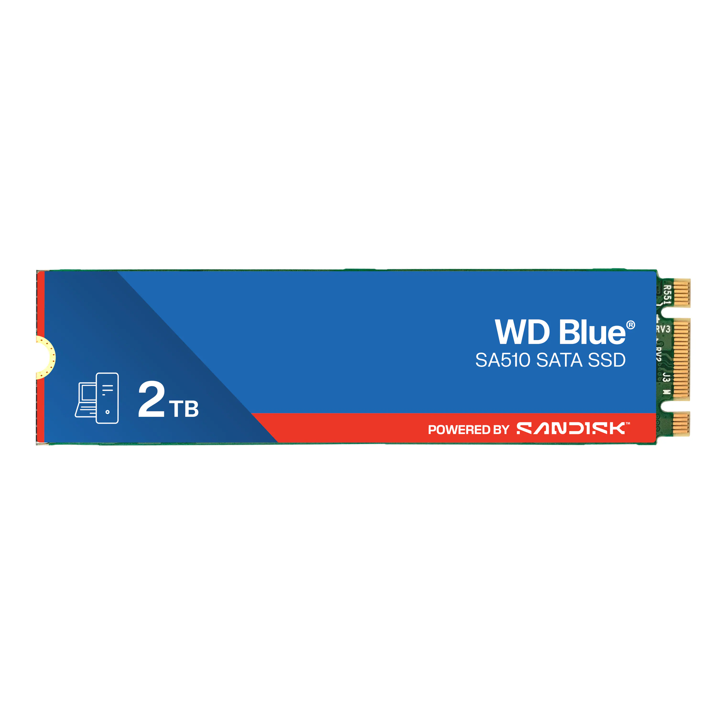 WD Blue SA510 SATA SSD
2 TB
POWERED BY SANDISK