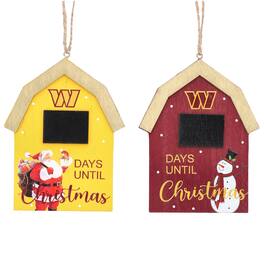 The Memory Company - Washington Commanders 2-Pack Countdown Ornament Set - Multicolor