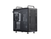 Cooler Master - QUBE 540 ATX Mid-Tower Case, 415mm GPU Clearance, Tempered Glass, Modular Design - Stardust Iron - Stardust Iron