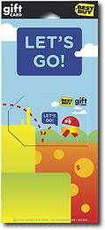 Front Large. Best Buy GC - $25 Let's Go Gift Card.