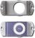 Front Standard. Init® - Clips for 2nd-Generation Apple® iPod® shuffle (2-Pack) - Black/Clear.