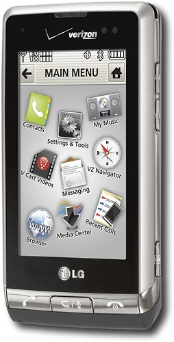 Best Buy: Verizon LG Dare Cell Phone Silver VX9700