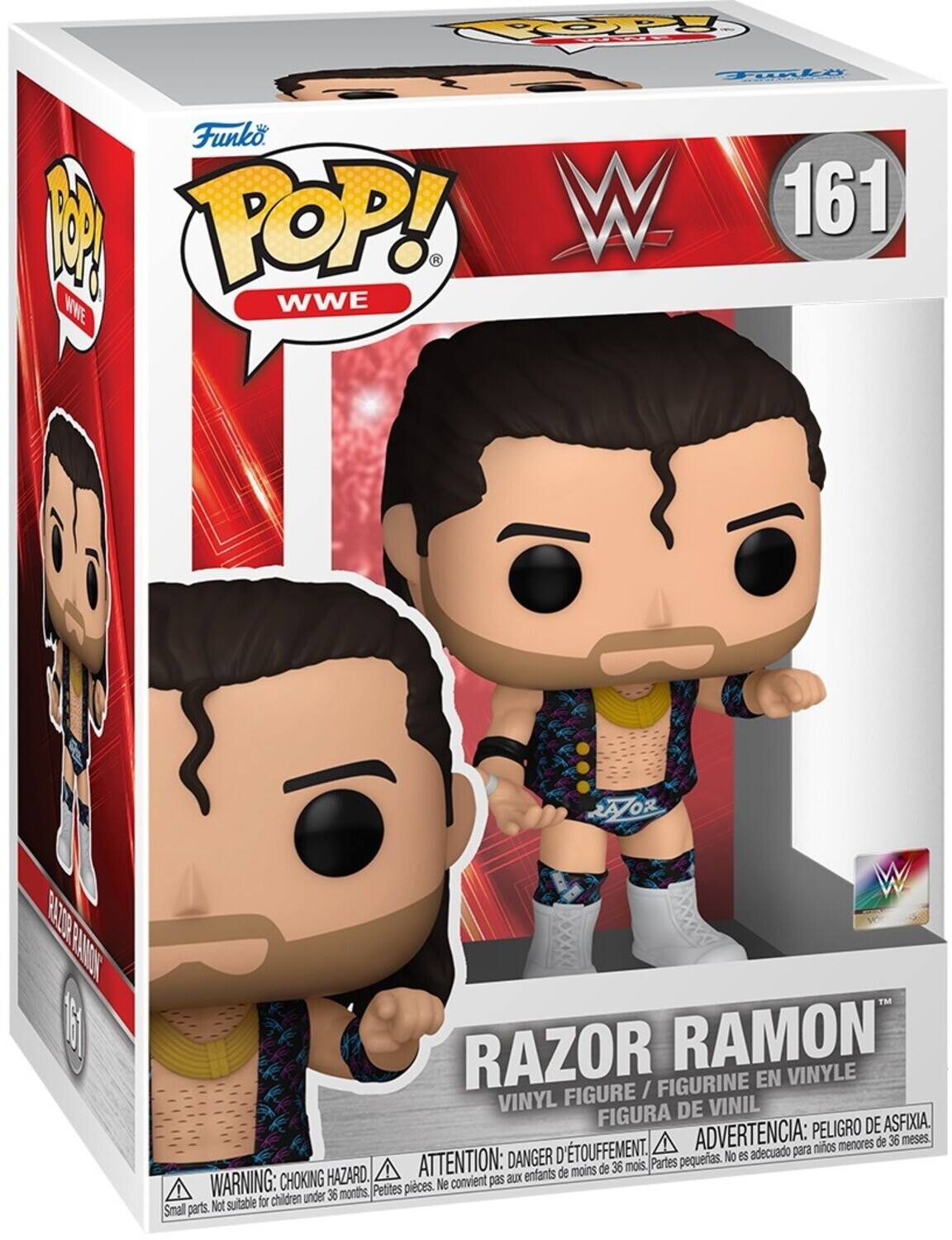 Op Taky o Funko A POP! W 161 - WWE WWE 02D0 SA0T 61 RAOz W RAZOR RAMON VINYLE FIGURINE EN FIGURE / VINYL DE VINIL FIGURA DE ASFIXIA ADVERTENCIA: PELIGRO meses. nios menores de 36 ATTENTION: DANGER D'TOUFFEMENT. Partes pequerias. No es adecuado para de menos de 36 mois. CHOKING HAZARD. convient pas aux enfants WARNING: under 36 months. Petites pieces. Ne Not suitable for children Small parts.