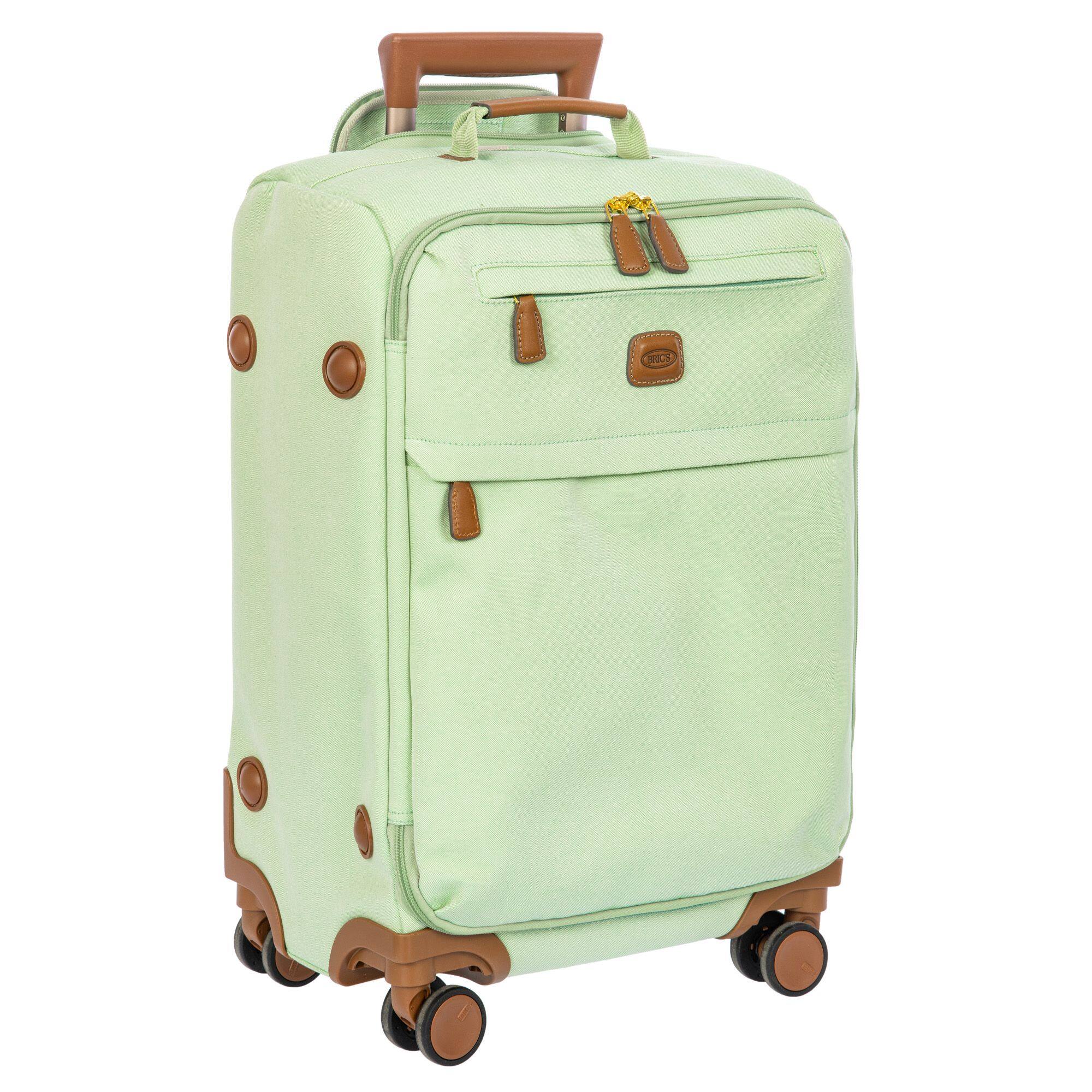 Angle. Bric's - Volterra 21" Carry On Spinner Luggage - Green.