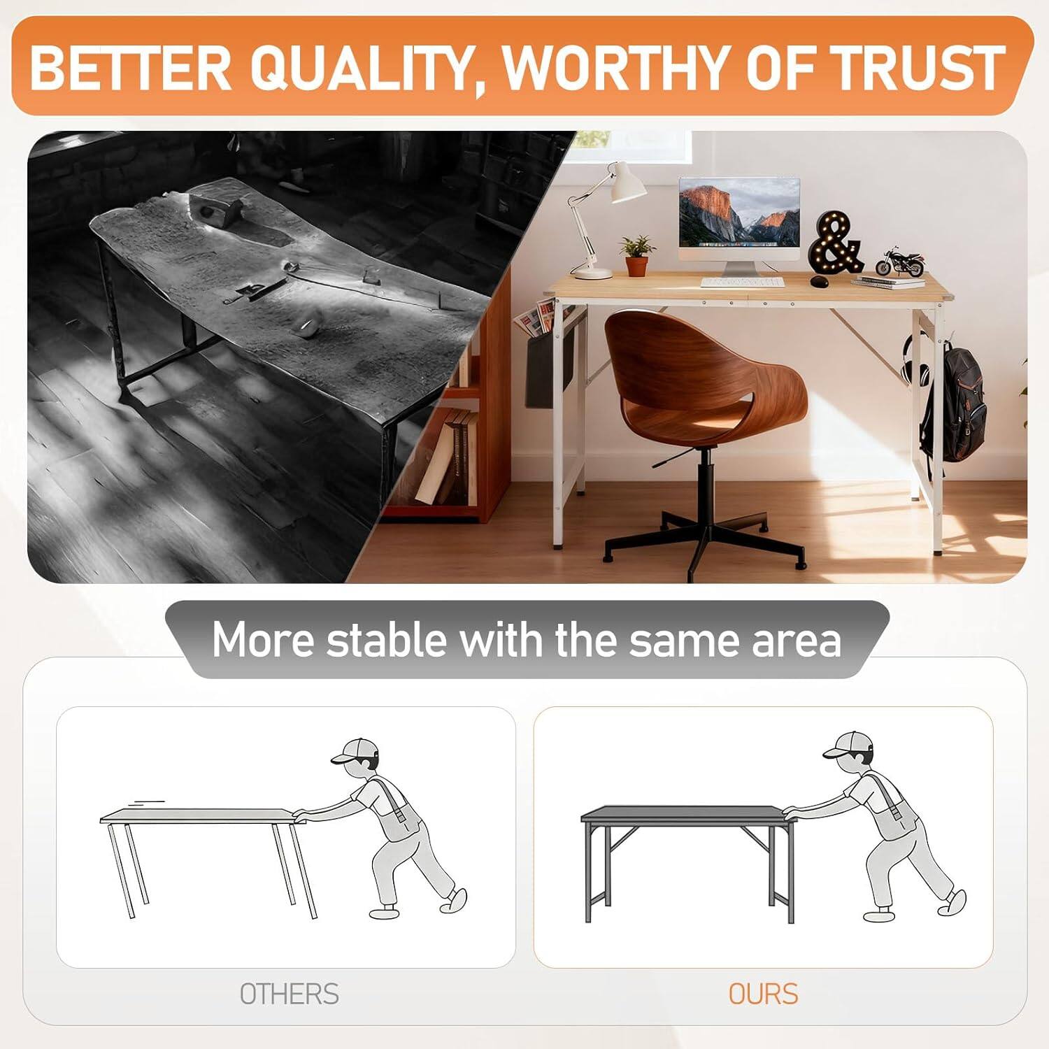 BETTER QUALITY, WORTHY OF TRUST

More stable with the same area

OTHERS

OURS