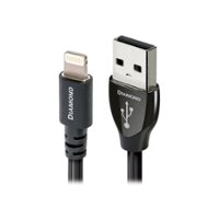 AudioQuest - Diamond 5' USB Type A-to-Lightning Charge-and-Sync Cable - Black - Angle_Zoom