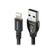 Angle. AudioQuest - Diamond 5' USB Type A-to-Lightning Charge-and-Sync Cable - Black.