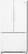 Front Standard. Whirlpool - 24.8 Cu. Ft. French Door Refrigerator - White.