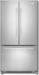 Front Standard. Whirlpool - 24.8 Cu. Ft. French Door Refrigerator - Monochromatic Stainless-Steel.