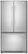 Front Standard. Whirlpool - 24.8 Cu. Ft. French Door Refrigerator - Monochromatic Stainless-Steel.