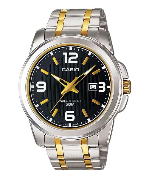 Casio - Women’s Black Dial Two-Tone Stainless Steel Watch - LTP-1314SG-1AVDF - Silver price history on PriceWatchPro