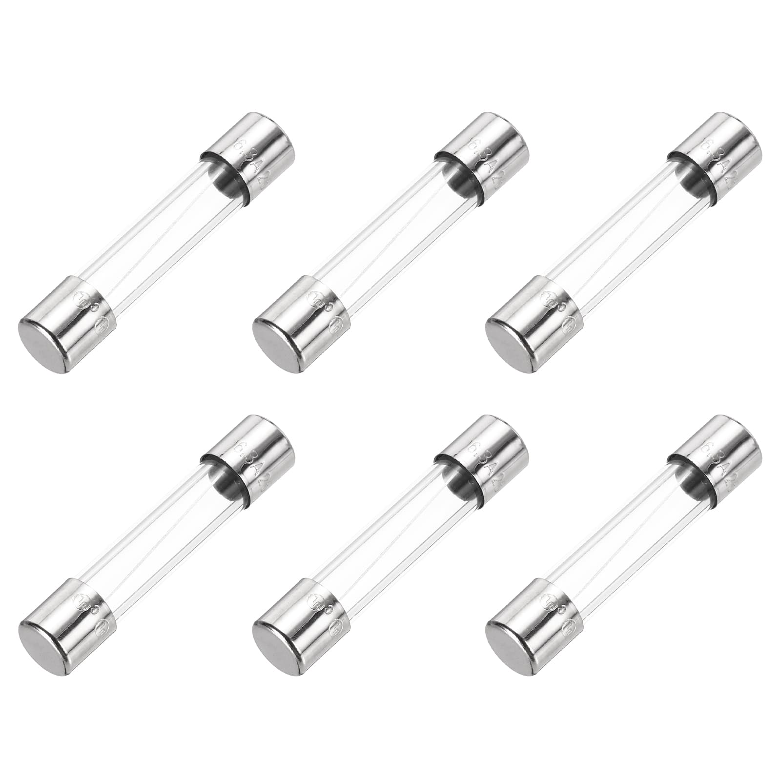 Unique Bargains - 6.3A 250V 6x30mm Time Delay Glass Fuse UL Listed Slow Blow Fuse for Home Appliances 6pcs price history on PriceWatchPro