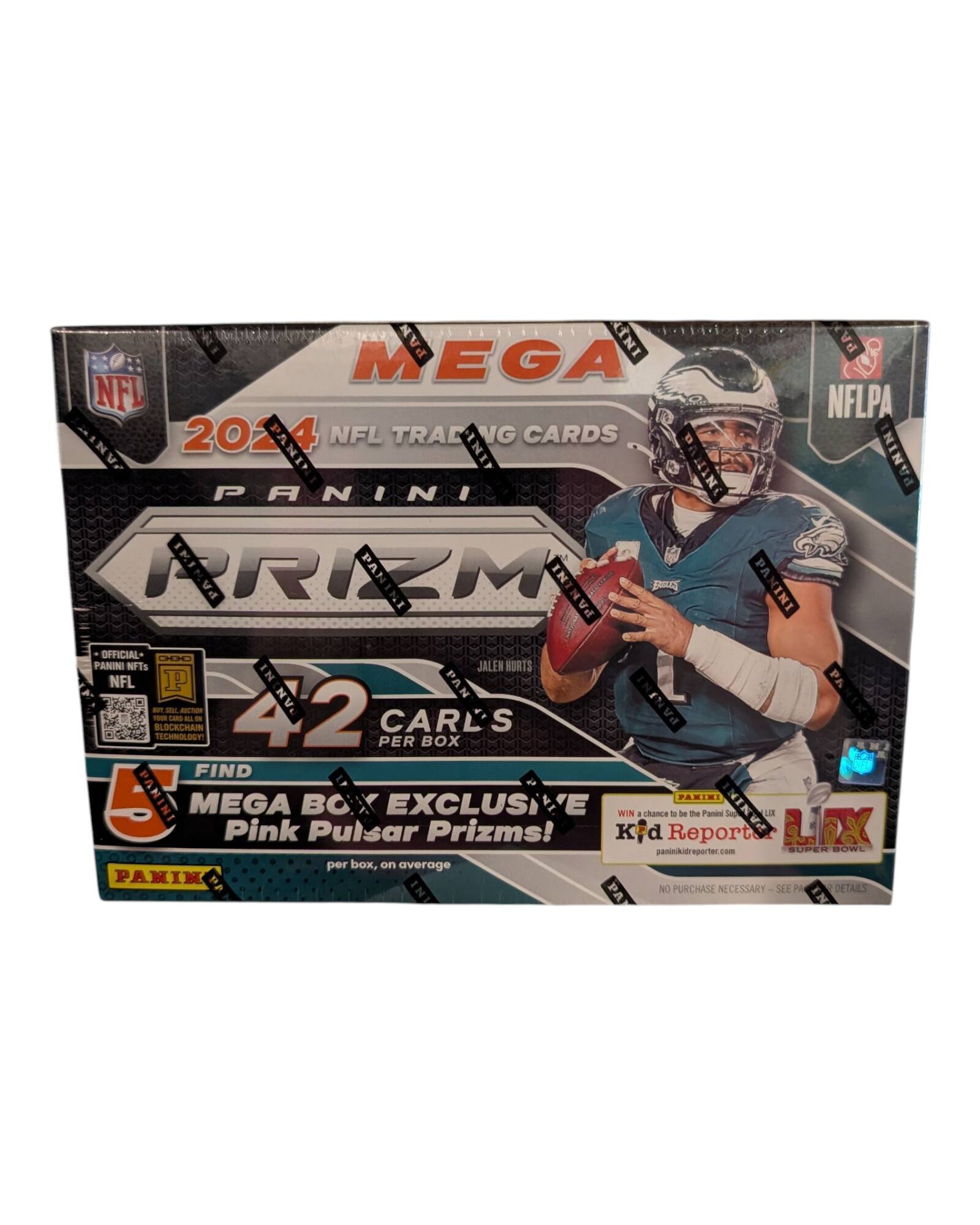 Panini - 2024 Prizm Football Mega Box (Pink Pulsar Prizm's)