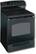 Angle Standard. GE - 30" Self-Cleaning Freestanding Electric Range - Black-on-Black.