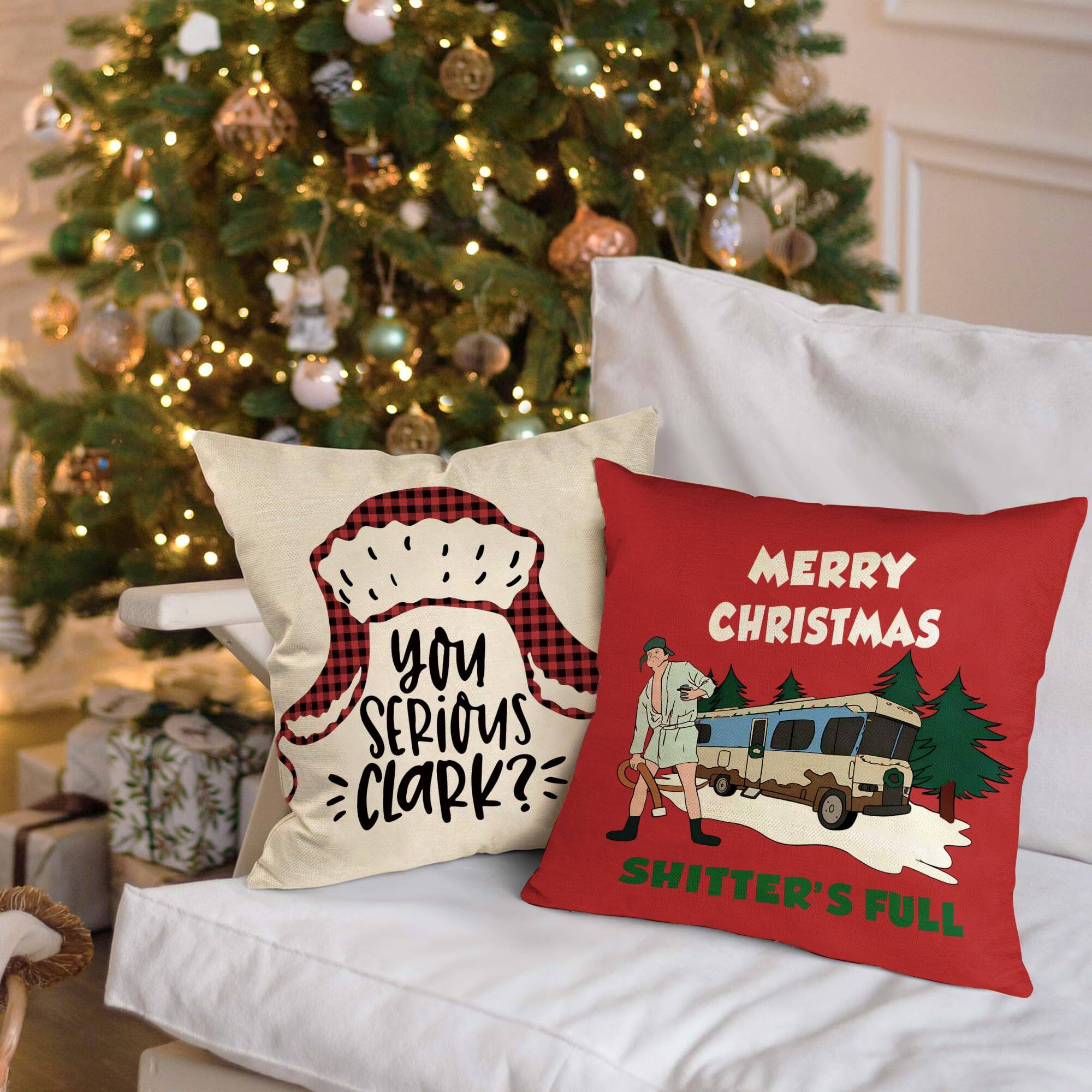 Merry Christmas  
You serious Clark?  
Shitter's full