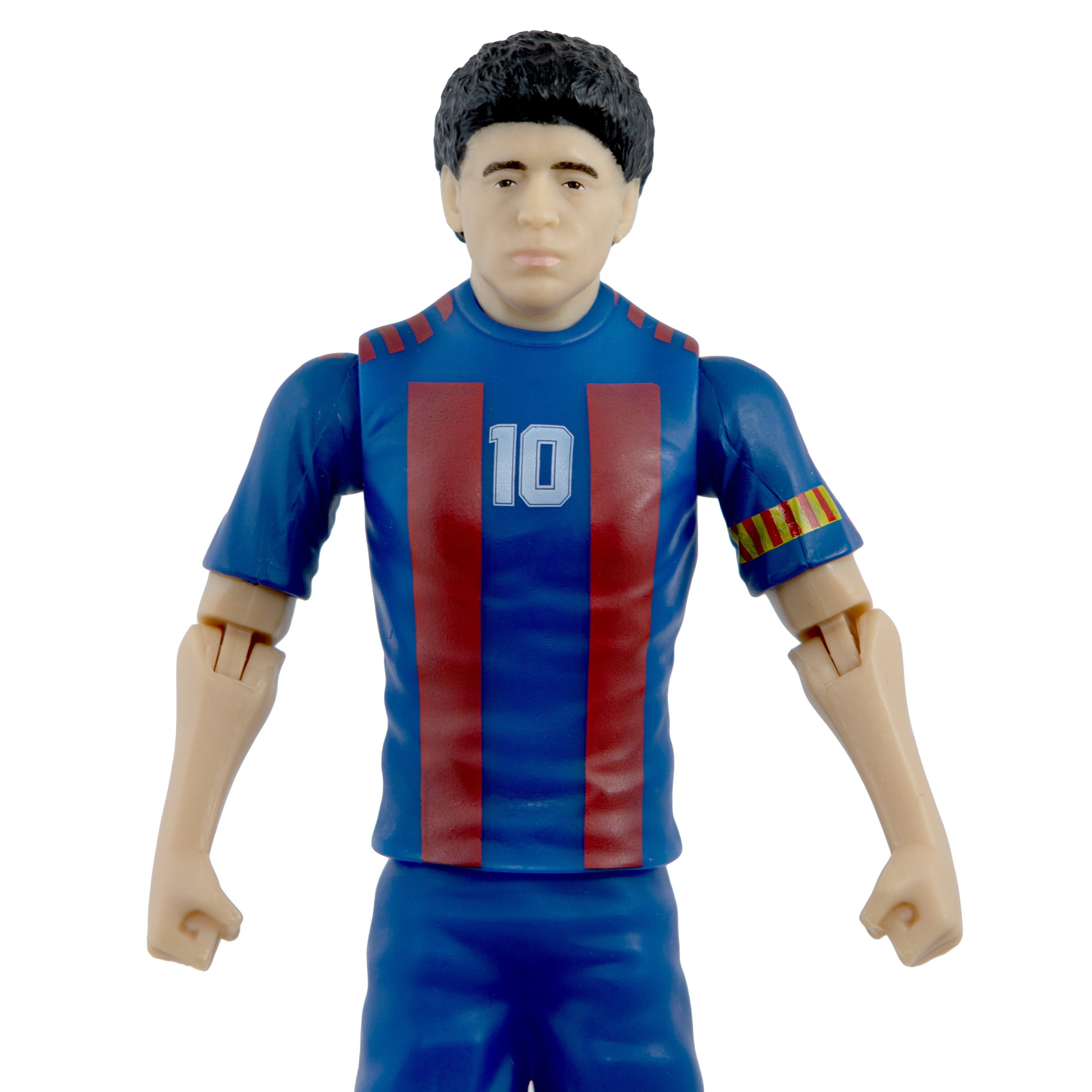 Alt View 2. Banbo Toys - Banbo Toys SOCKERS Legends FC Barcelona Diego Maradona 8" Collectible Soccer Action Figure.