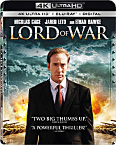 Front. Lord of War   - 4K Blu-Ray.