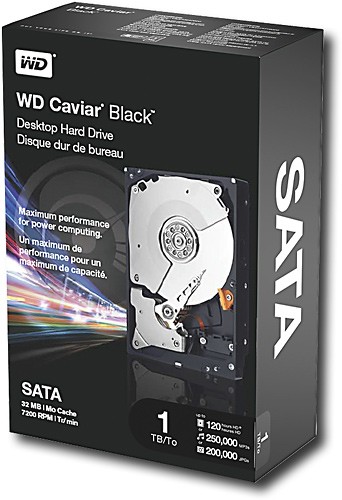 Best Buy: WD Caviar Black 1TB Internal Serial ATA Hard Drive for