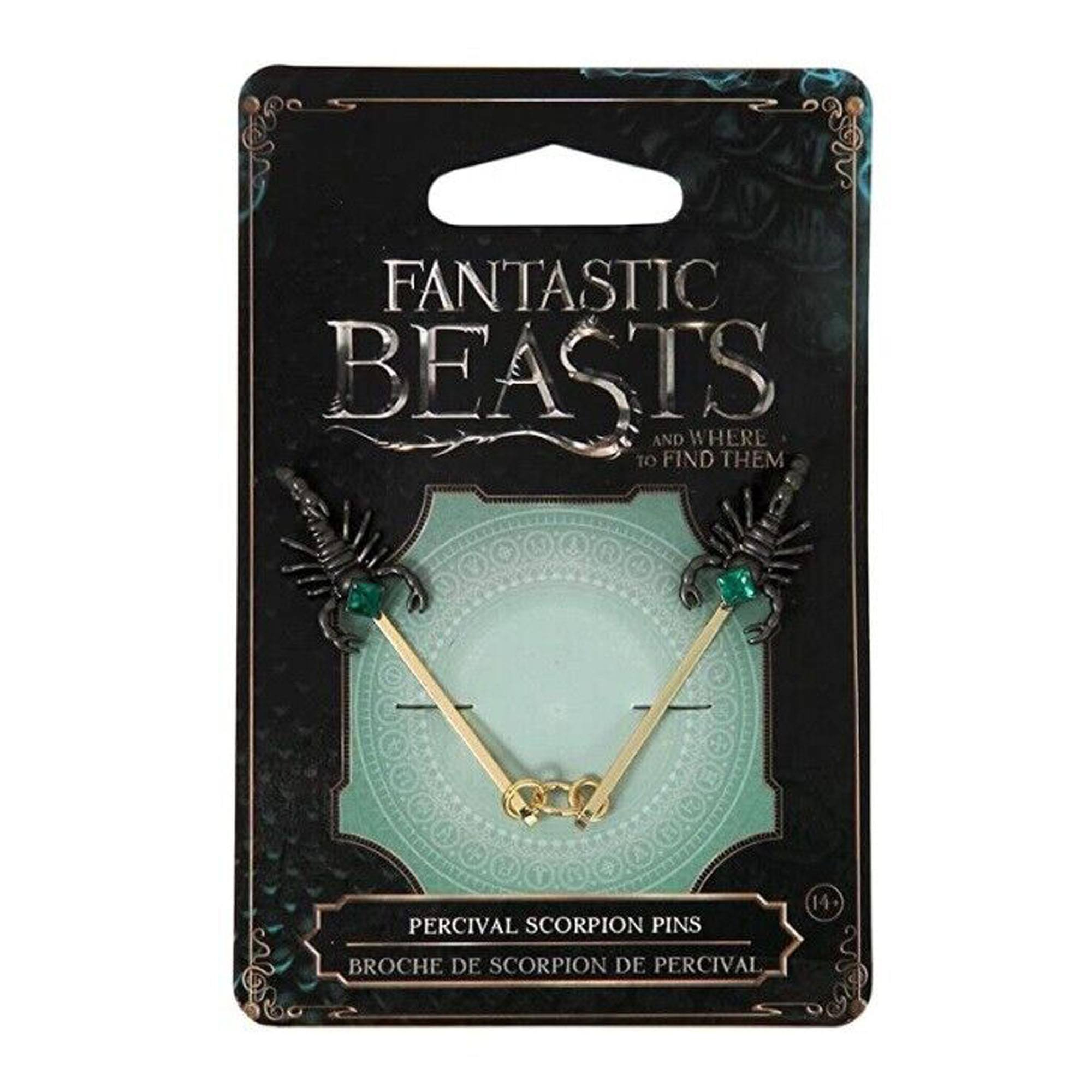 FANTASTIC BEASTS AND WHERE TO FIND THEM  
PERCIVAL SCORPION PINS  
BROCHE DE SCORPION DE PERCIVAL