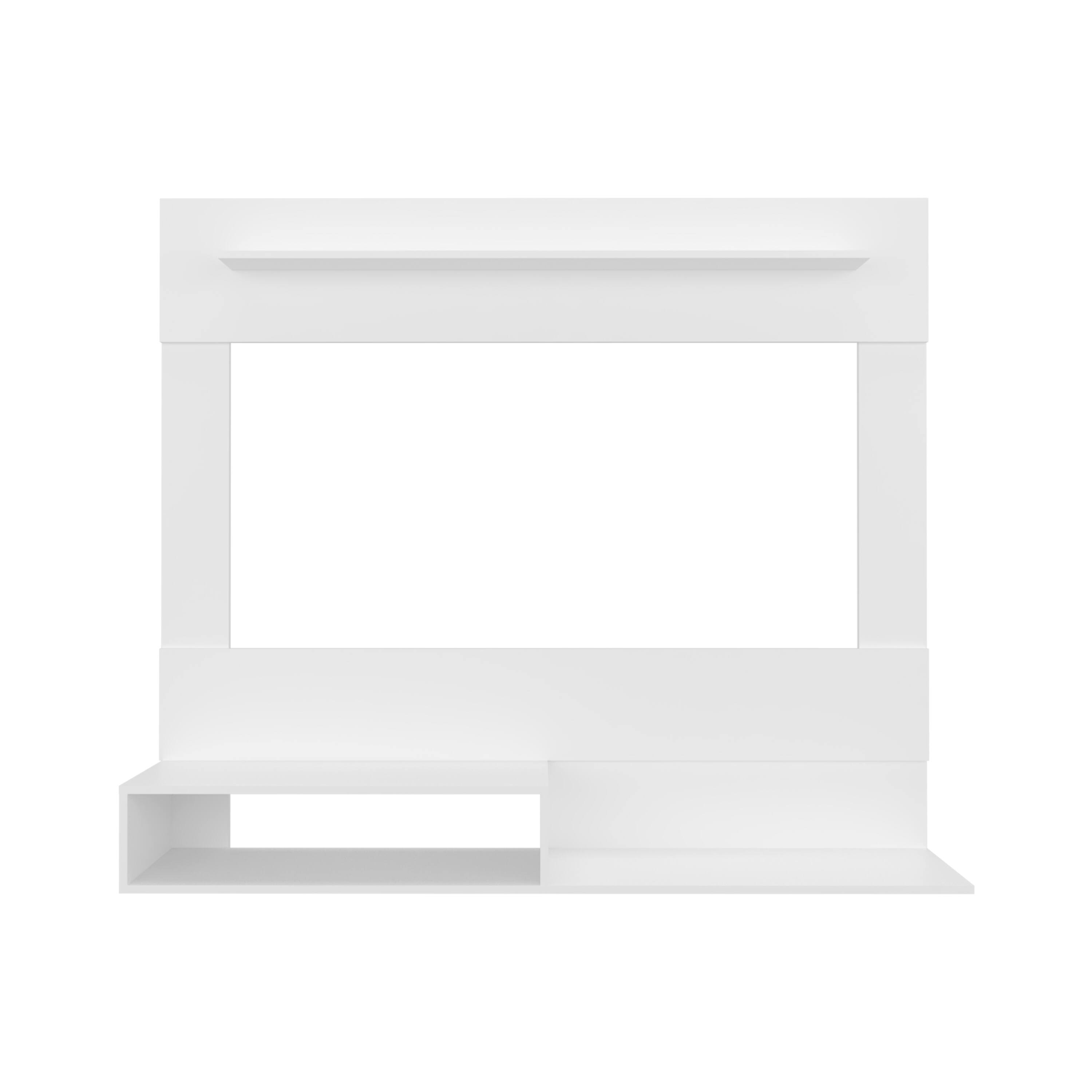 Alt View 1. APRILSOUL - Being Floating Entertainment Center 1 Superior Shelf 2 Shelves TVs up 55 White - White.