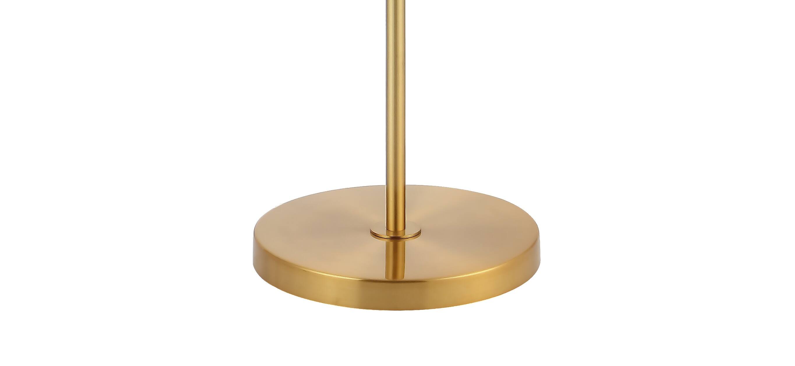Alt View 3. Jonathan Y - Kathryn Classic 60" Iron/Seeded Glass Adjustable Head Modern LED Floor Lamp, Brass Gold - Brass Gold.