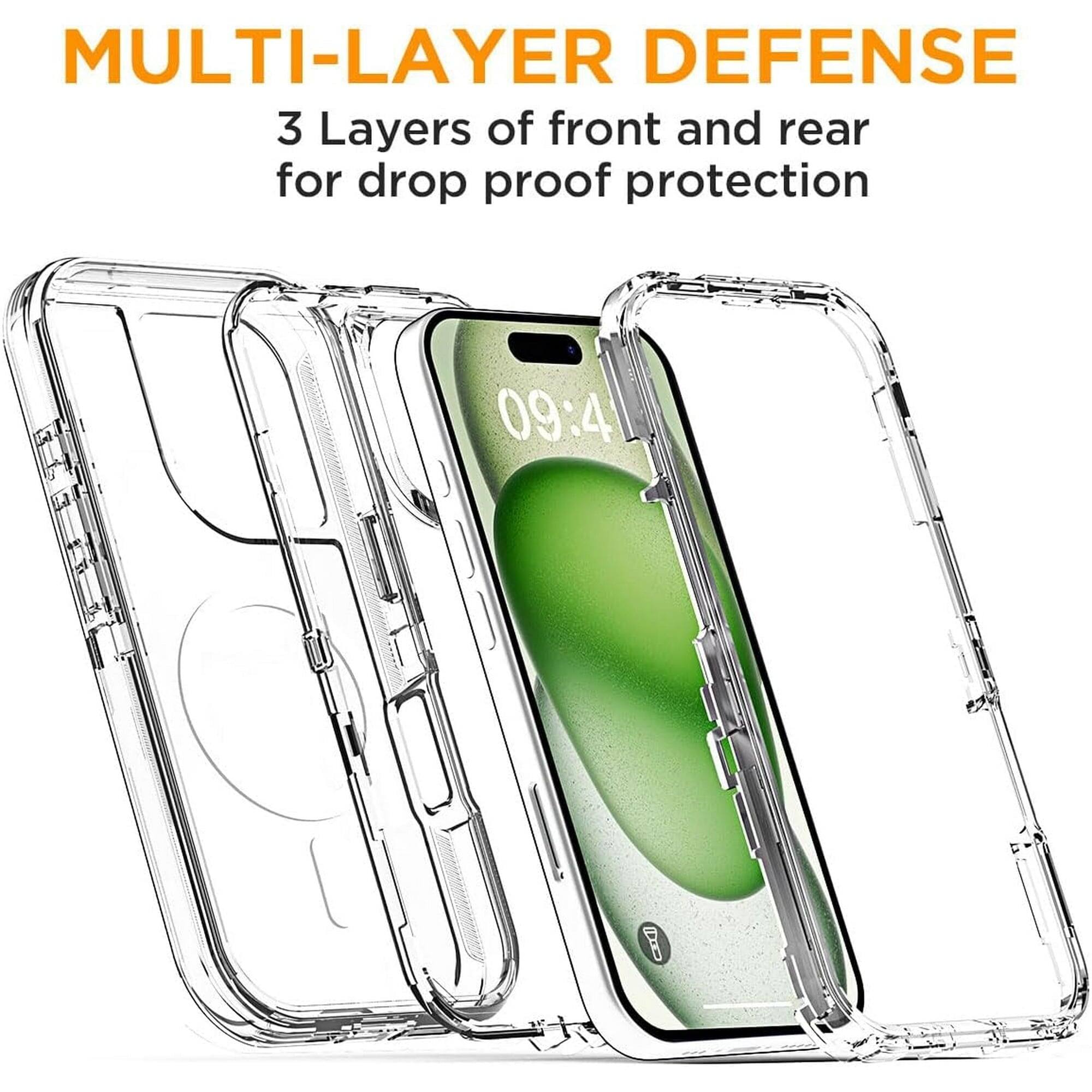 MULTI-LAYER DEFENSE  
3 Layers of front and rear for drop proof protection