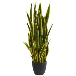 BreeBe - 38" Sansevieria Artificial Plant - Yellow