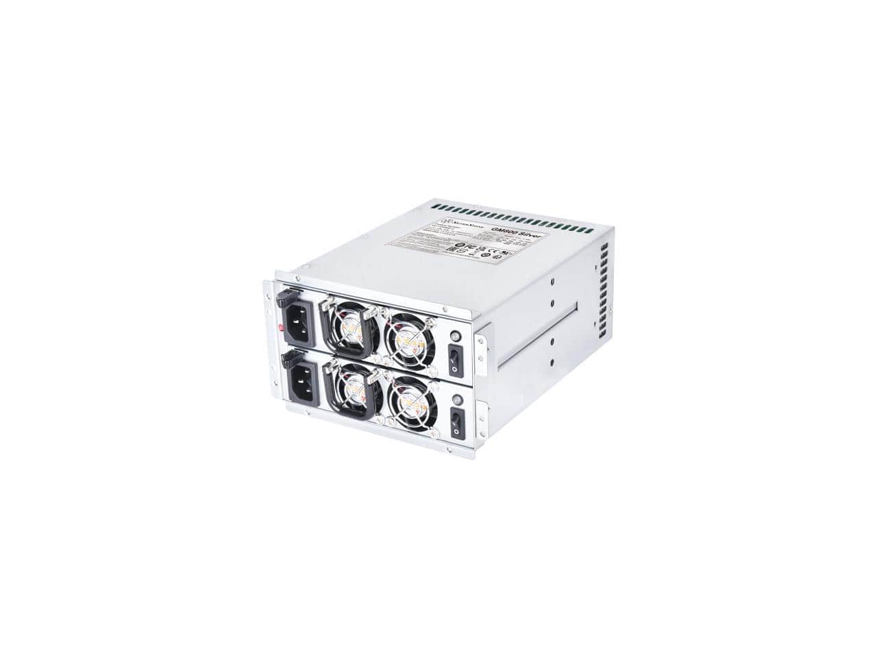 SilverStone - GM800 Silver Cybenetics Silver 800W mini redundant power supply