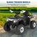 LARGE TREADED WHEELS
Anti-slip, treaded wheels can conquer grass, dirt, driveways, and sidewalks
ATV CAR 918