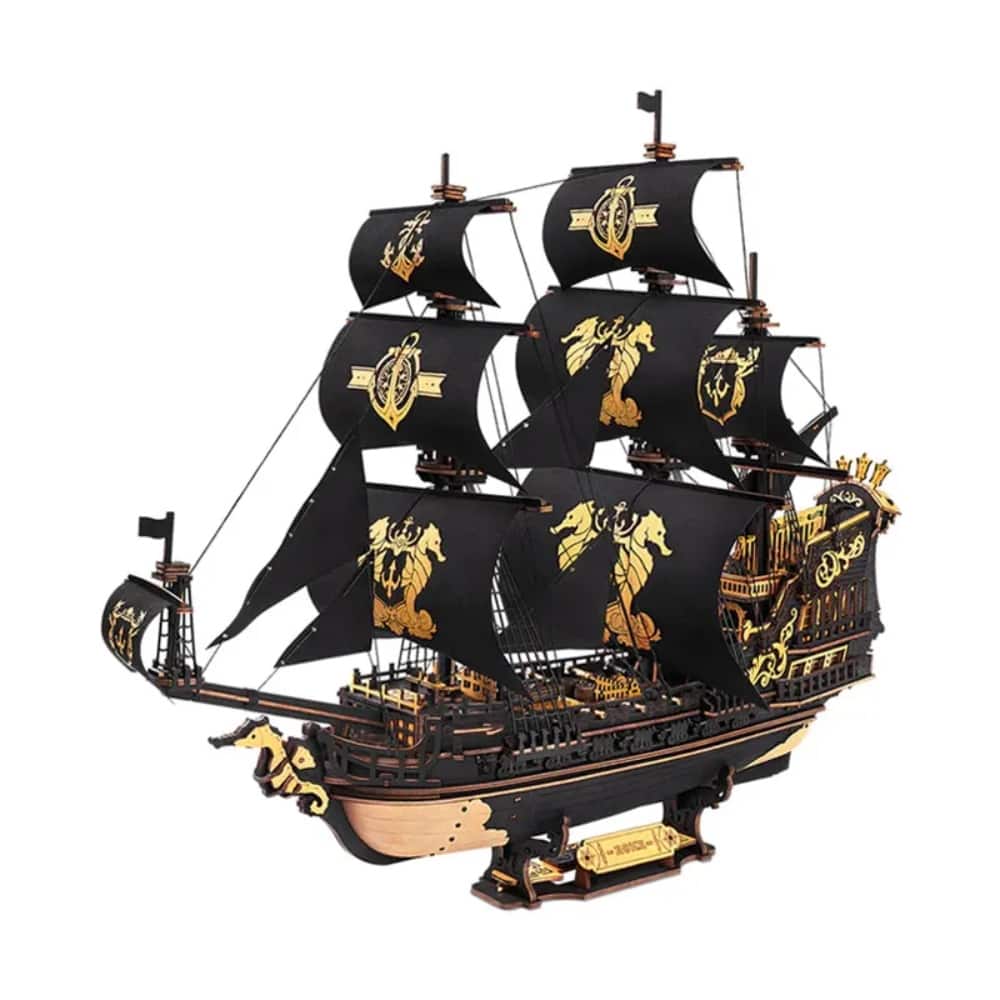 3D Puzzle - Pirate Ship Seahorse 603pcs DIY