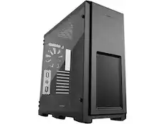 Front. Phanteks - Phanteks Enthoo Pro TG RGB Control ATX Full Tower - Black - Black.