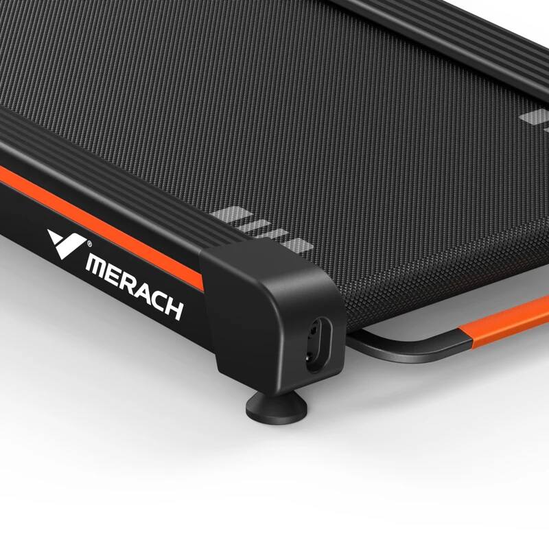 Alt View 9. MERACH - MERACH W50 Walking Pad with 12% Auto Incline, 3.5 HP Under Desk Treadmill with 400 lbs Weight Capacity, Remote Control - Black.
