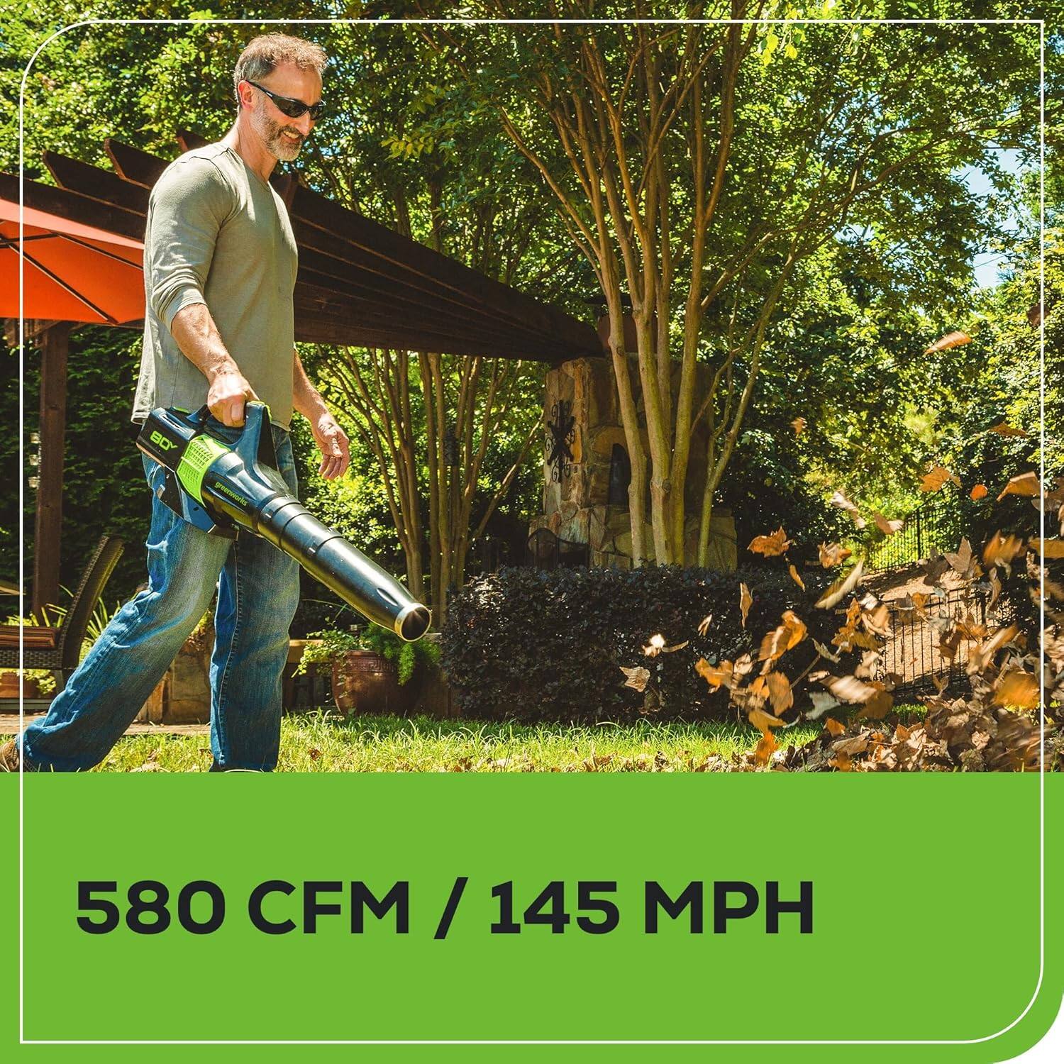 580 CFM / 145 MPH