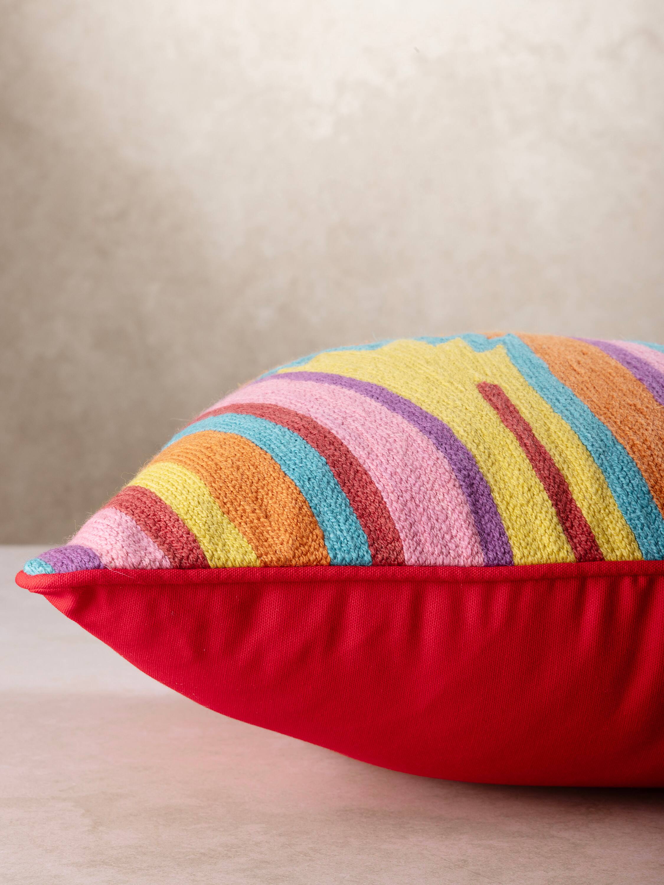 Left. GAURI KOHLI - Ramona Pillow - Multicolored.