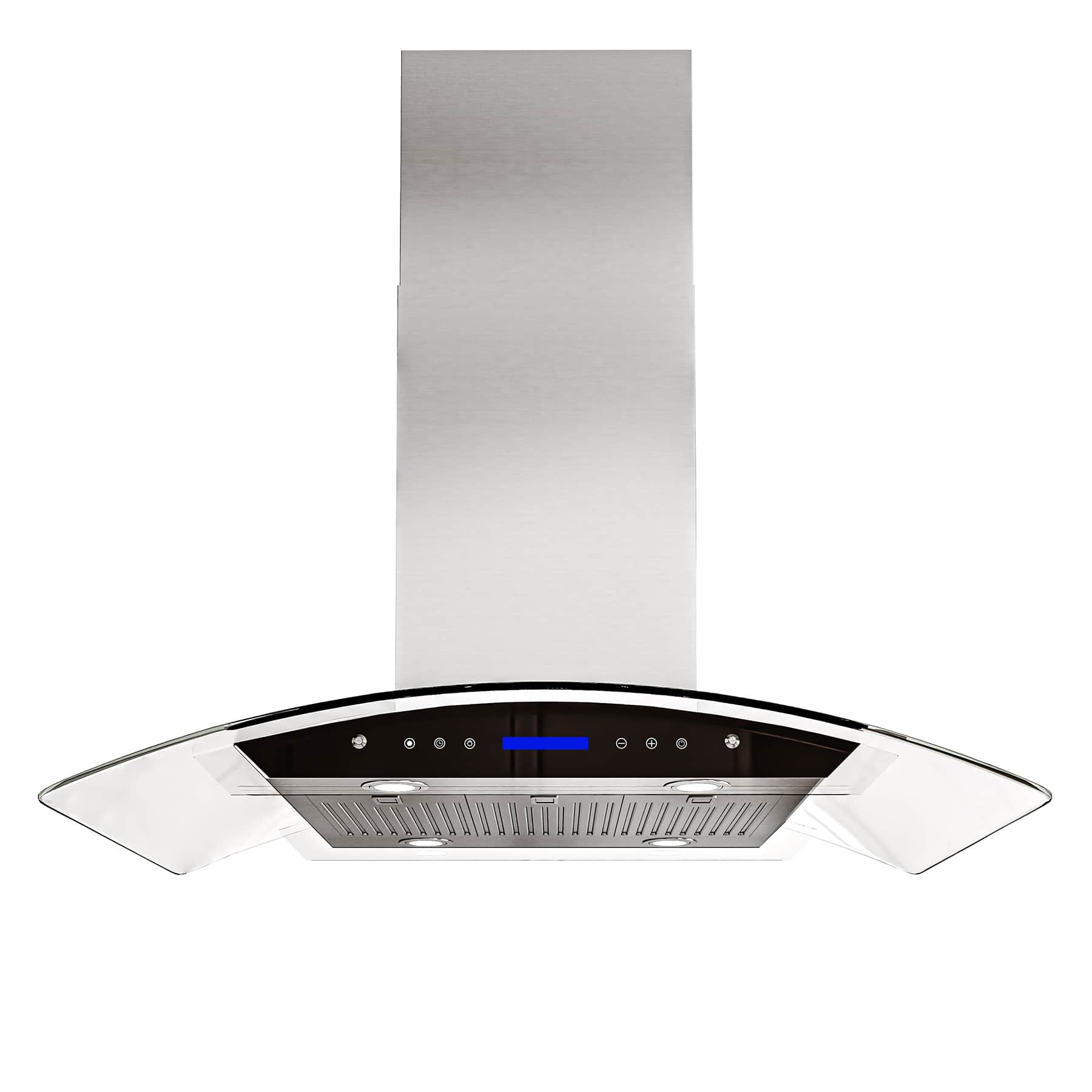 Onefly - 36 inches - Externally Vented - Island Range Hood - Stainless Steel