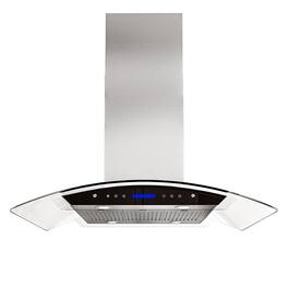 Onefly - 36 inches - Externally Vented - Island Range Hood - Stainless Steel