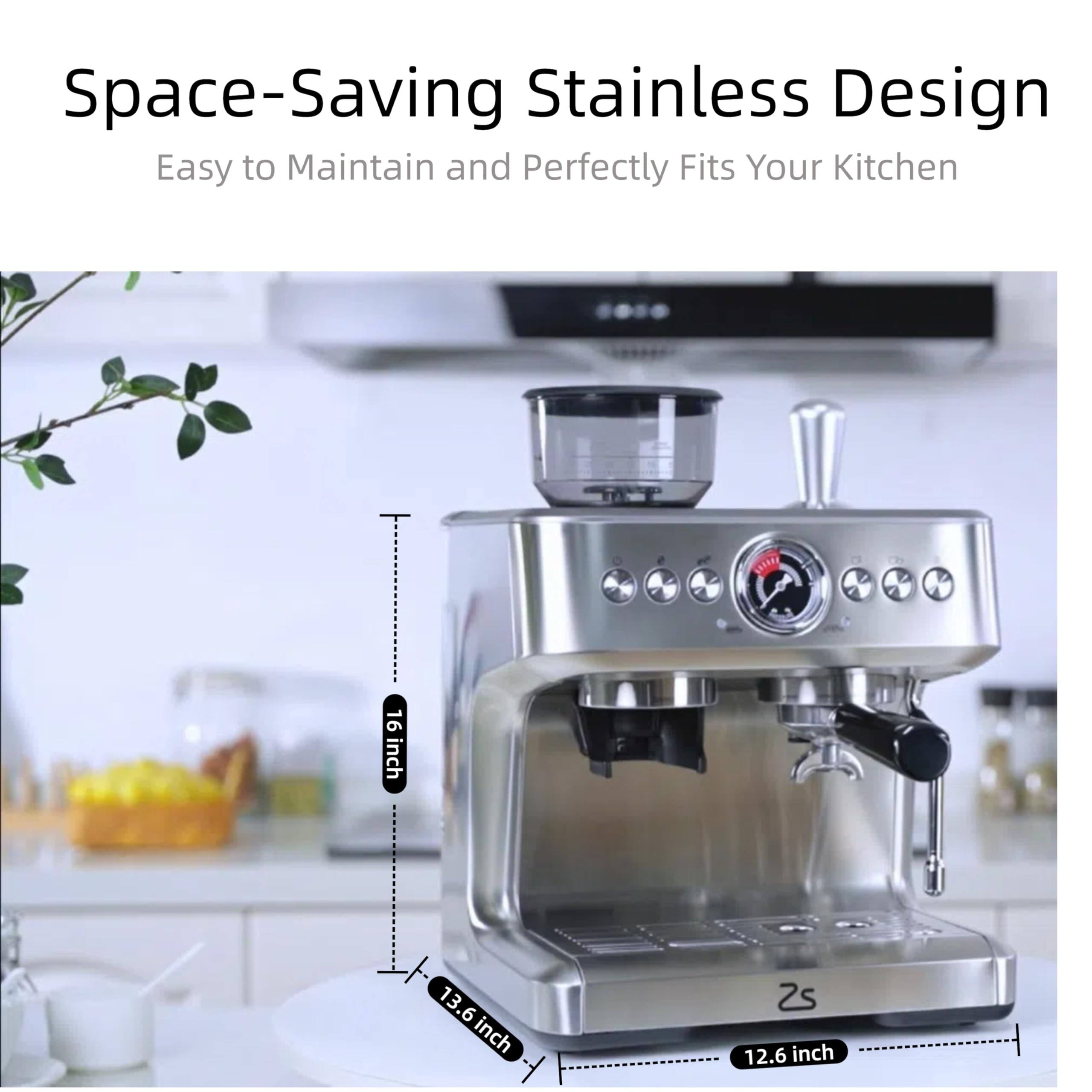 Space-Saving Stainless Design  
Easy to Maintain and Perfectly Fits Your Kitchen  

16 inch  
13.6 inch  
12.6 inch