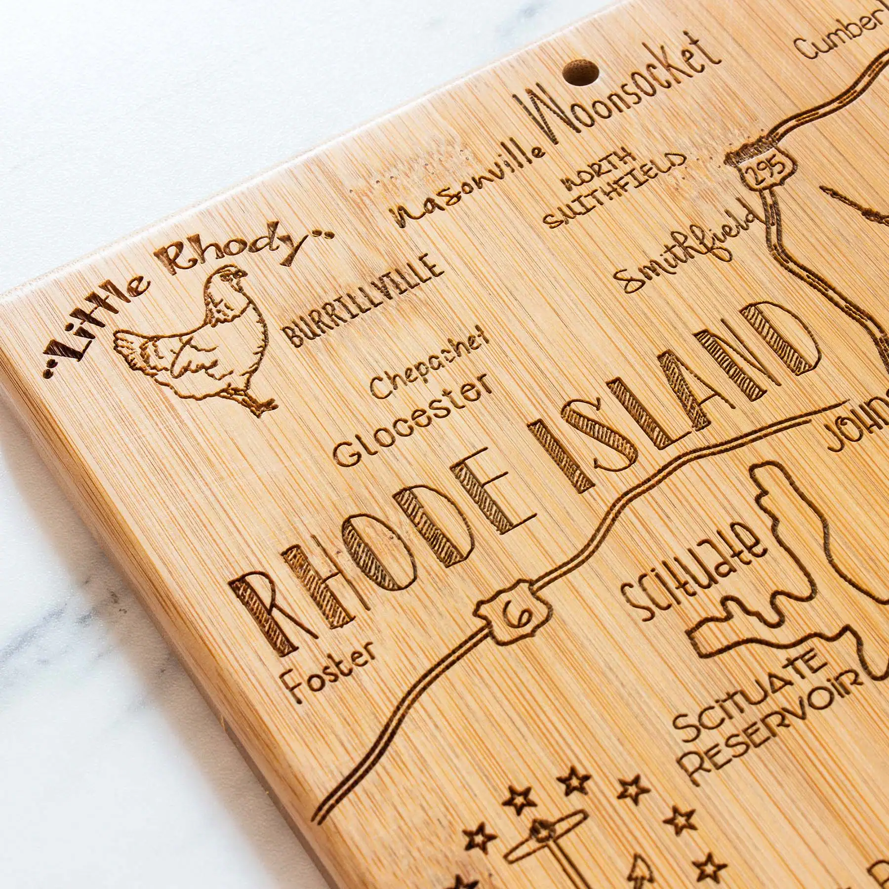 Little Rhody  
Rhode Island  
Cumberland  
Woonsocket  
Nasonville  
Sullivan  
Smithfield  
North Smithfield  
Burrillville  
Chepachet  
Gloucester  
John  
Foster  
Scituate  
Scituate Reservoir