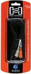 Front Zoom. Hosa Technology - 3.5mm TRS-to-Dual RCA Cable - Black.