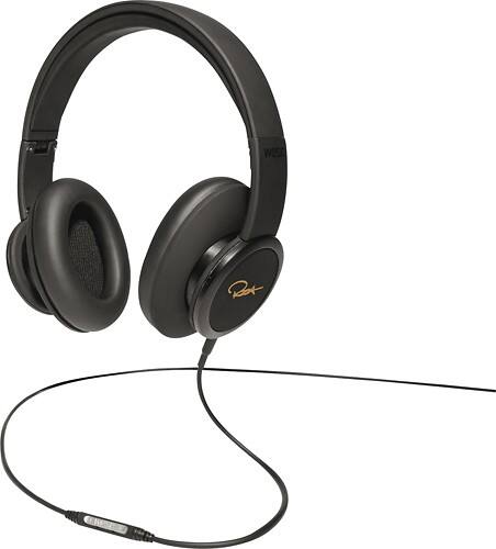 Front Standard. WeSC - RZA Premium On-Ear Headphones - Deep Black.