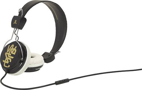 Angle Standard. WeSC - Conga On-Ear Street Headphones - Pale Gold.