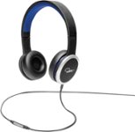 Front Standard. WeSC - RZA On-Ear Street Headphones - Black/Blue.