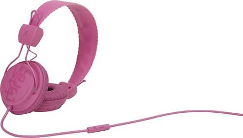 Angle Standard. WeSC - Matte Conga On-Ear Street Headphones - Magenta.