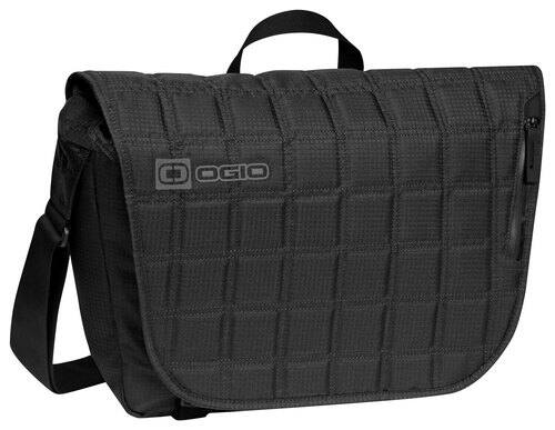 Front Standard. OGIO - Tactic 13 Messenger Laptop Case - Black.