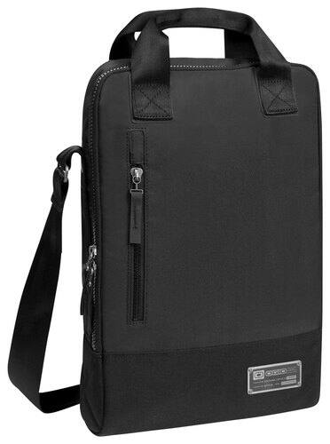 Front Standard. OGIO - Covert Shoulder Laptop Bag - Heather Gray.