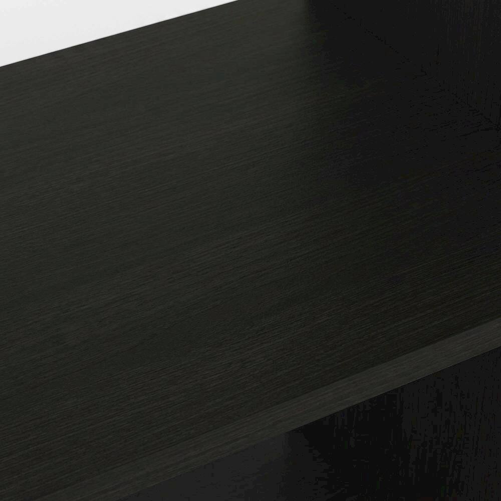 Alt View 1. FurniFact - Engineered Wood bookcase with simple design for versatile storage - Espresso.