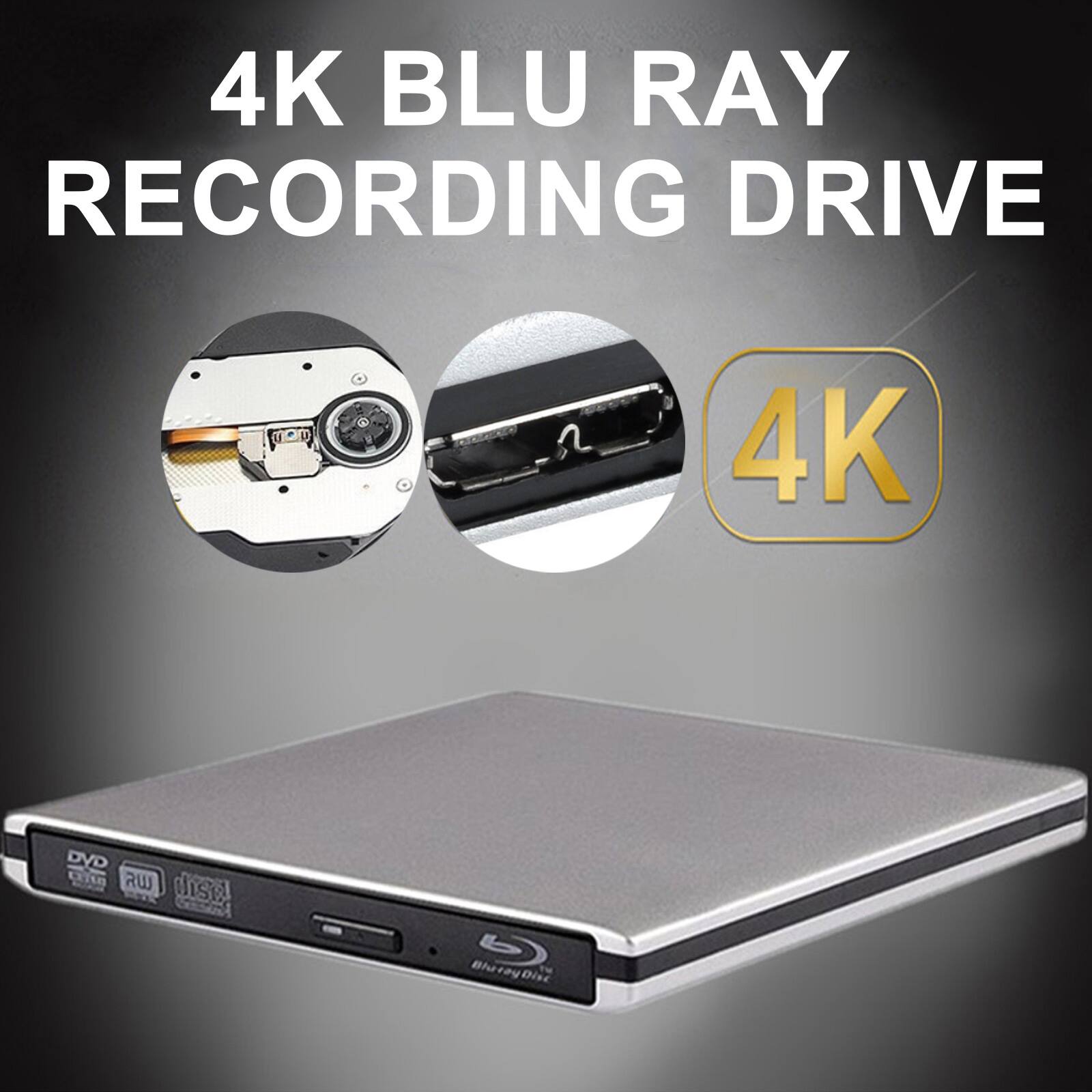 4K Blu Ray Recording Drive  
4K DVD Cn W Disc Blu-ray Disc