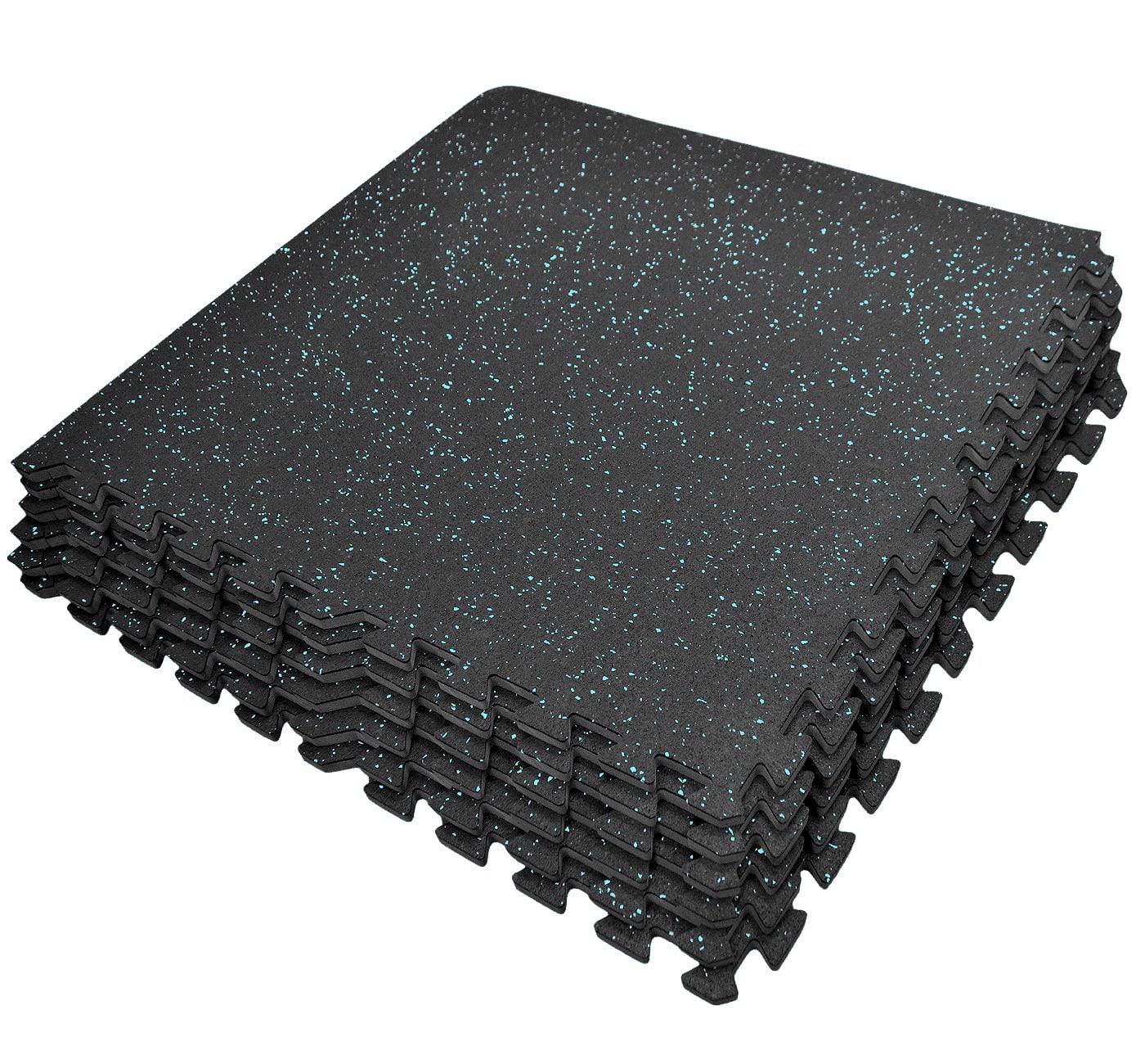 "Sorbus - Sivan Fitness 1/2"" Thick Rubber Top High-Density EVA Foam Gym Flooring for Home Gym - 48 Sq Ft Exercise Mat Tiles - Blue" price history on PriceWatchPro