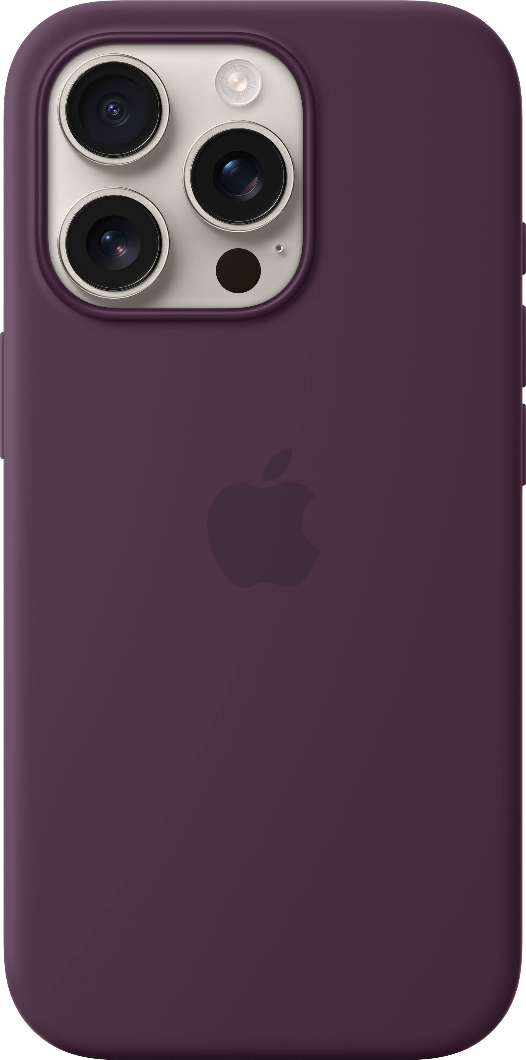 Alt View 11. Apple - iPhone 16 Pro Silicone Case with MagSafe - Plum.
